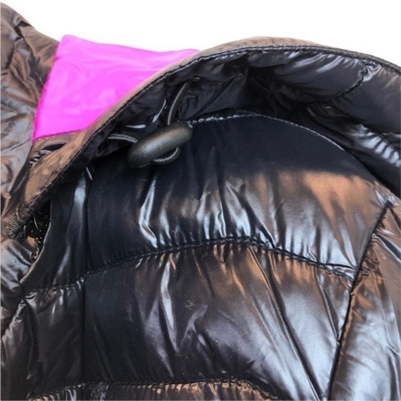 Noize Claire Black Pink Puffer Jacket New - Picture 7 of 16
